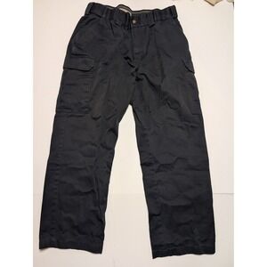 5.11 Tactical Mens Cargo Pants Black Navy Blue Size 36 Work Duty Utility Trouser